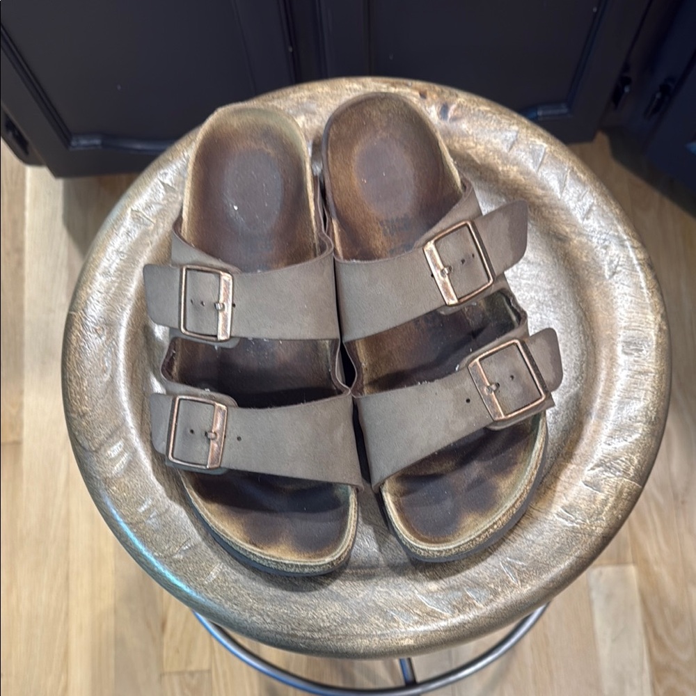 Brown Birkenstocks